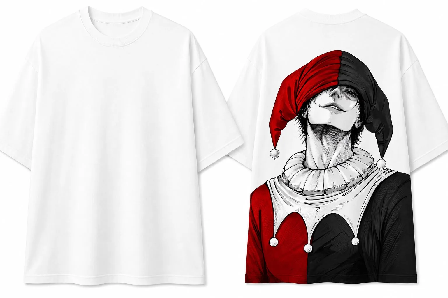 jester in white