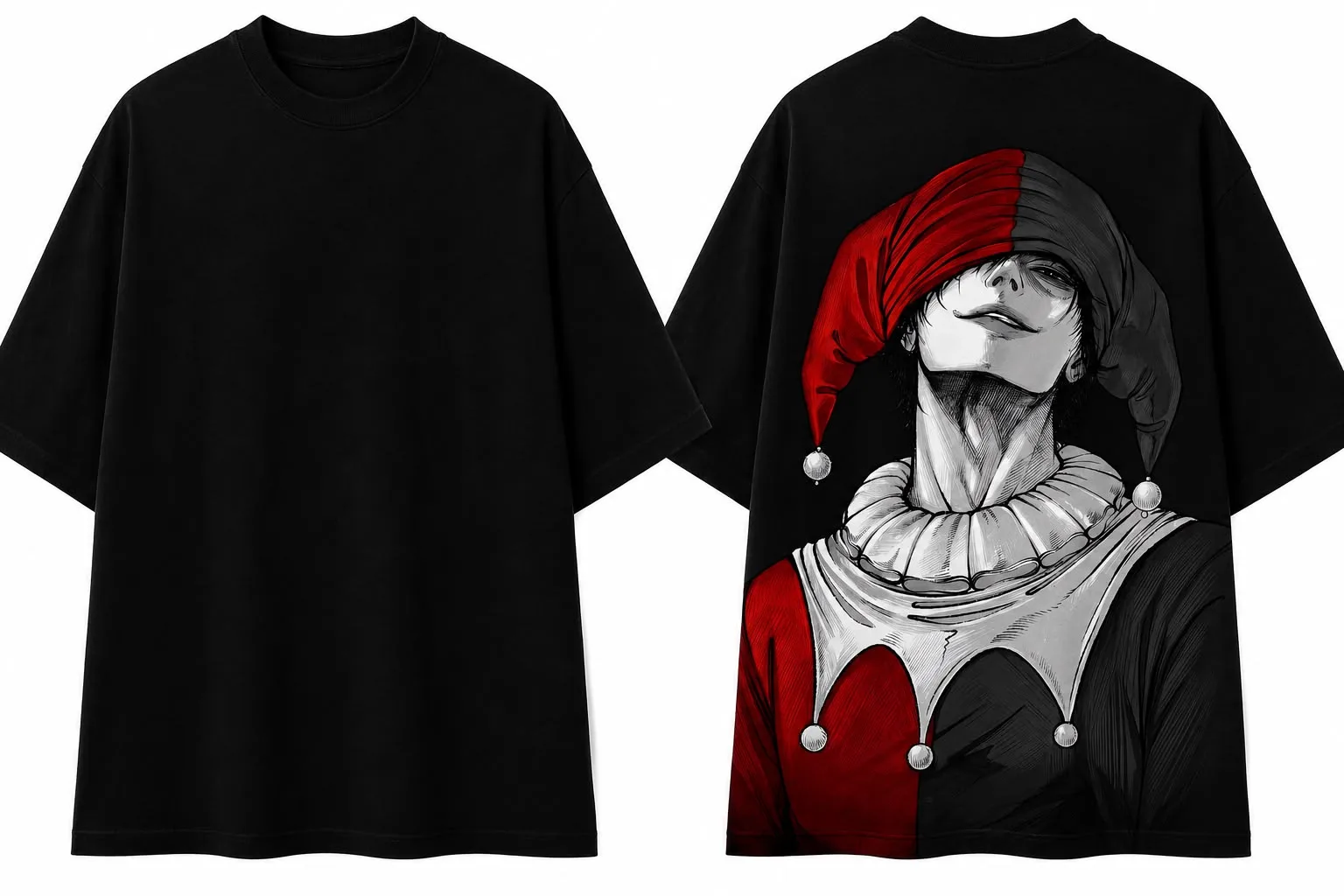 jester in black