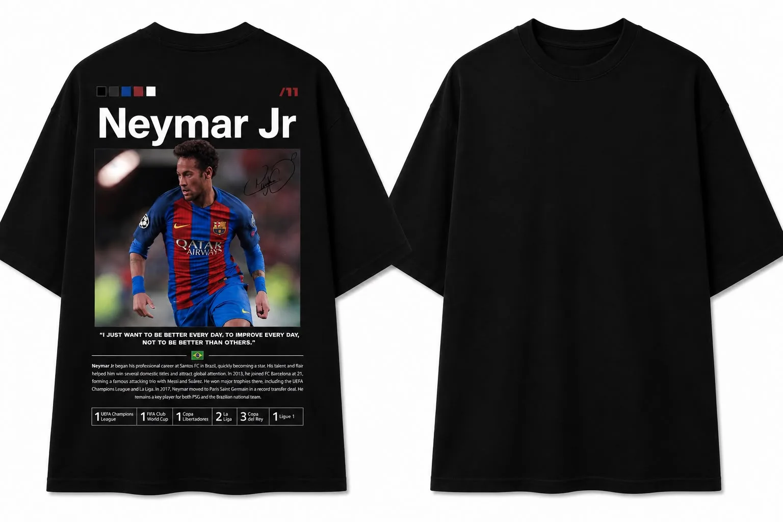 neymar jr in black