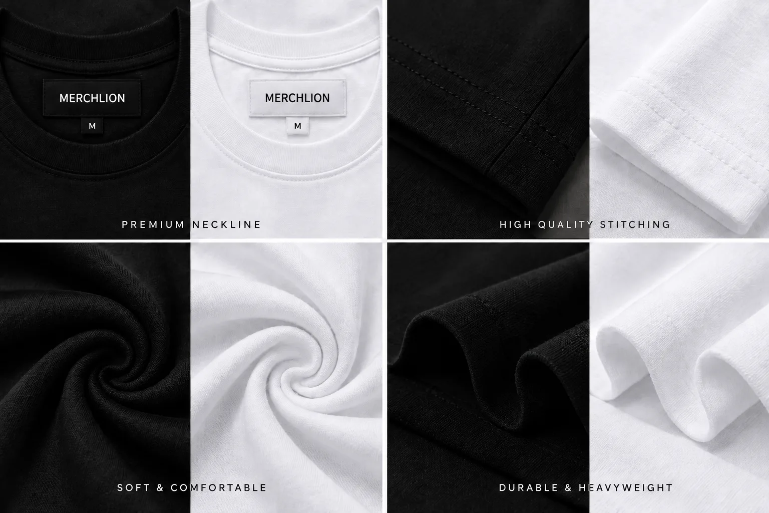 Simple premium feel cotton T-shirt