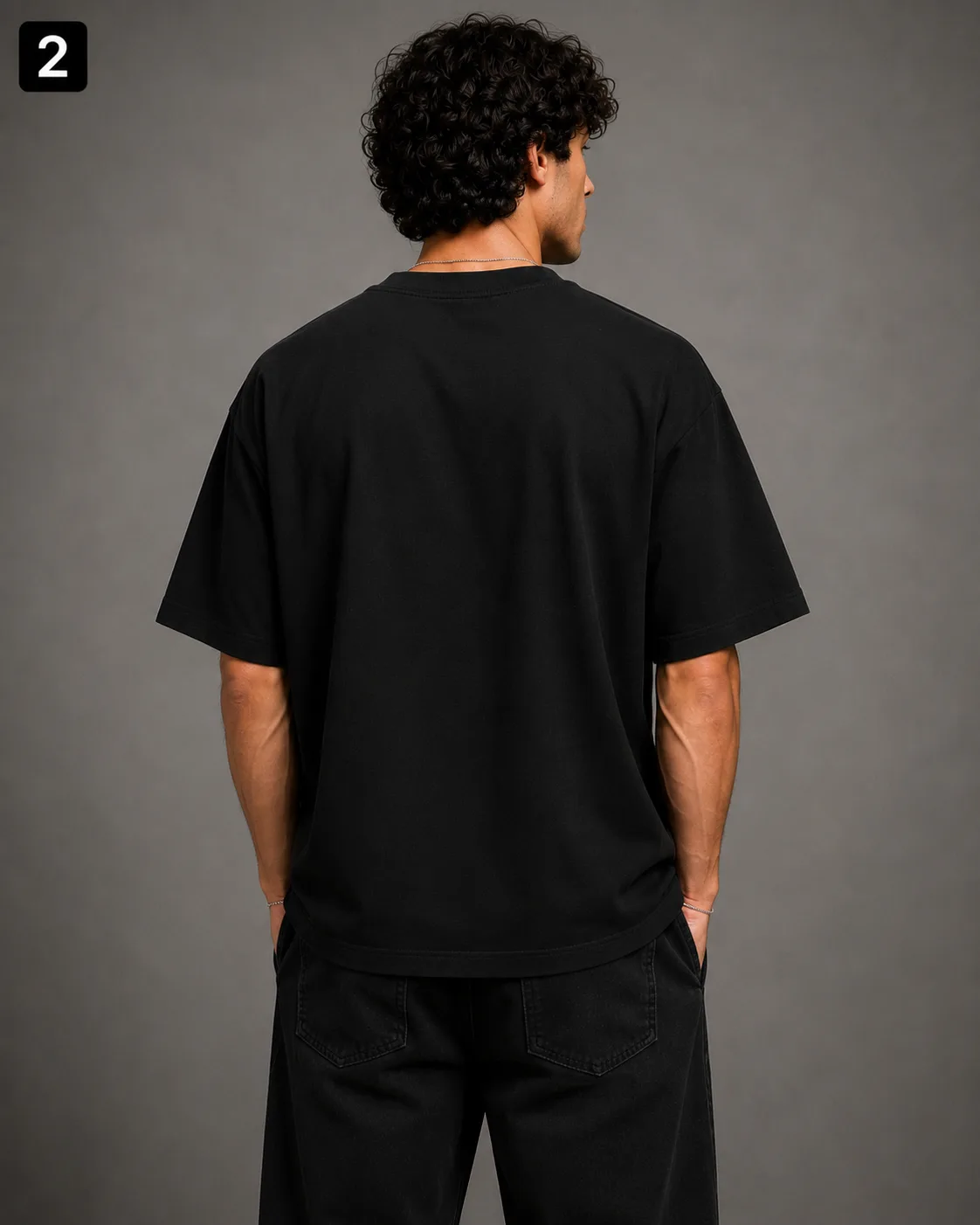 Simple premium feel cotton T-shirt