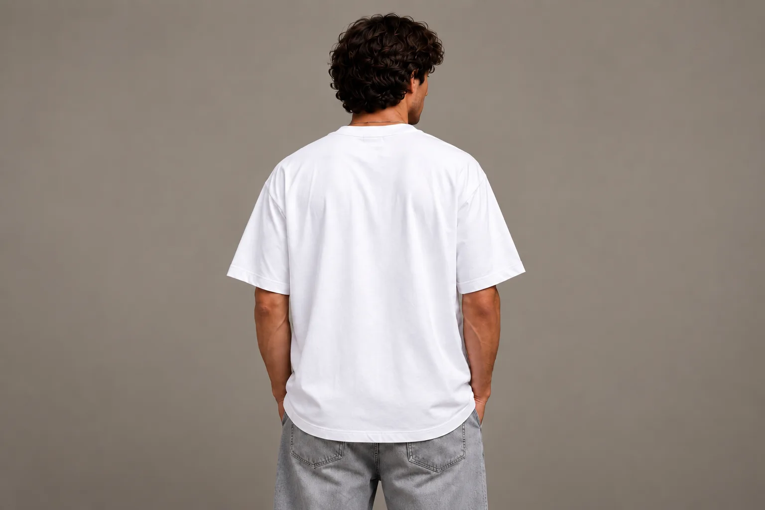 Simple premium feel cotton T-shirt